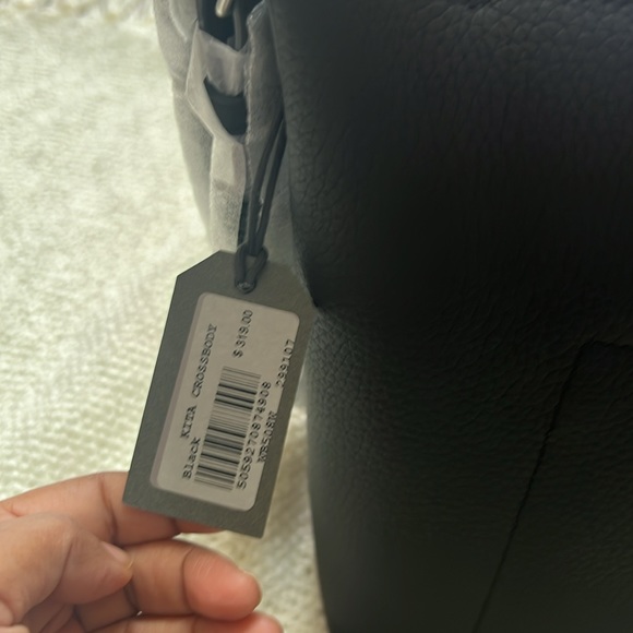 🆕AllSaints Kita Pebbled Leather Crossbody - Picture 5 of 8